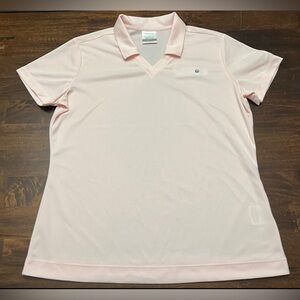 Nike Golf Pink Wincore Short Sleeve Polo Shirt Women's size L